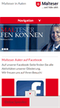 Mobile Screenshot of malteser-aalen.de